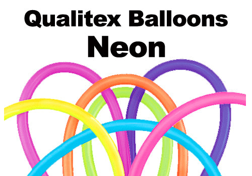 Qualatex Balloons Neon 260Qs-0